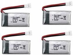 Yunique 4 db Akkumulátor 3.7v 380mAh Hubsan H107L Syma X11