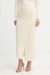 Marciano by Guess szoknya gyapjúkeverékből AGNES bézs, maxi, ceruza fazonú, 5BGD02 5794Z - bézs L - answear - 86 990 Ft