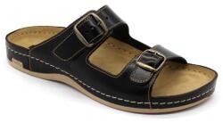 LEON 702 LEON Comfort férfi bőr papucs (LEON34-barna46)