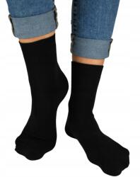  Női pamut zokni SB005 sima Noviti 39-42 fekete (5905204303351)