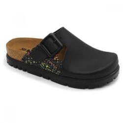 LEON 6005 LEON Comfort női bőr klumpa (LEON6245-fekete40)