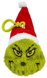 Grincs plüss kulcstartó mikulássapkával 8 cm-es
