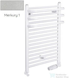 Radeco ARIA A2-500/1 680x535 törölközőszárítós radiátor, MERKURY 1 (metál ezüst) színben (Radeco_ARIA_A2_500_1_MERKURY1)