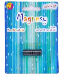 Aliga Hűtőmágnesek 10mm x 3 mm 10 db Aliga