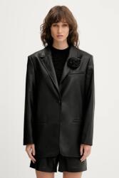 HUGO zakó fekete, sima, egysoros gombolású, 50542314 - fekete 40