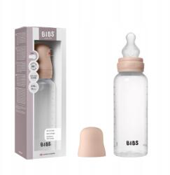 BIBS BPA-mentes, műanyag, hasfájás elleni cumisüveg Bibs 270 ml szilikon cumival Blush (50171244)