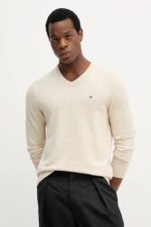 Tommy Hilfiger pamut pulóver könnyű, fekete, MW0MW14745 - bézs L - answear - 38 990 Ft