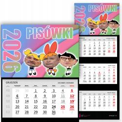  Háromrészes Naptár 2026 Fali Politikai Vicces Mémek Ajándék Minták