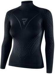 Rebelhorn Női motoros thermo felső Rebelhorn Therm II Lady Jersey, rugalmas, egyrétegű, varrás nélküli anyag Szín: fekete-szürke, Méret: S