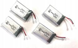 Yunique 4 db lítium elem 3, 7 V 1000 mAh 802540 védőkártyával ESP32-höz