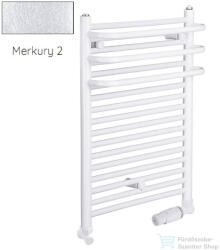Radeco ARIA A2-500/1 680x535 törölközőszárítós radiátor, MERKURY 2 (ezüst) színben (Radeco_ARIA_A2_500_1_MERKURY2)