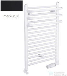 Radeco ARIA A2-400/1 680x435 törölközőszárítós radiátor, MERKURY 8 (selyemfényű fekete) színben (Radeco_ARIA_A2_400_1_MERKURY8)