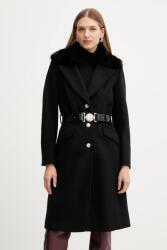 GUESS kabát gyapjú keverékből NEW PATRICE fekete, W5BL25 W2672 - fekete S