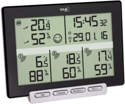 TFA Vezeték nélküli termohigrométer Tfa Dostmann +50C-ig (30.3057.01)