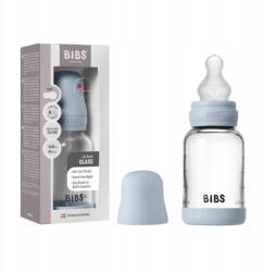 BIBS Antikolt üvegpalack Bibs BPA-mentes 120ml Baby blue szuper biztonságos (50191231)