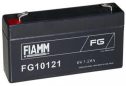 FIAMM 6V 1, 2Ah FG10121 zárt ólomsavas zselés akkumulátor (FIAMM-FG10121)