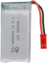 Yunique Li-Po akkumulátor 3.7V 1800mAh 25C Jst csatlakozóval Jjrc H11D, H11C, HQ898B készülékekhez