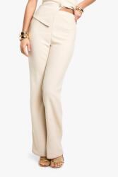 Boohoo Bézs Klasszikus Bordázott Harang Nadrág Gumis Derékkal Boohoo Boohoo 38