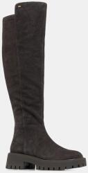MICHAEL Michael Kors csizma velúrból Asher barna, lapos talpú, 40F5ASFB5S. 251 - barna Női 38