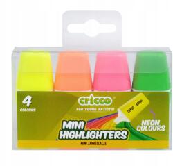 Cricco Szövegkiemelő Mini 4 Színű Neon Tok Cricco (CR390W4)