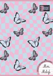 St. Right Füzet A4 32K Háromsoros Piros Unipap St. Right Lányos Minta 2 (669965)