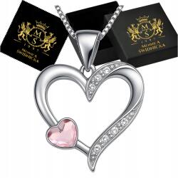Mennica Świdnicka Nyaklánc Ezüst 925 Szív Lánc Medállal Ajándék Feleségnek