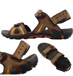 DK Szandál Kényelmes Könnyű Nyárra Férfi Légáteresztő Dk ZT-020 Brown Méret 44 (DK ZT-020 BROWN)