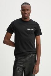 Karl Lagerfeld Jeans pamut póló - fekete XL - answear - 17 990 Ft