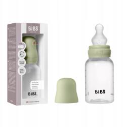 BIBS Antikolt BPA-mentes műanyag cumisüveg Bibs 150 ml Sage szilikon cumi (50161250)