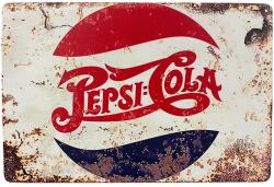 Fém falitábla 20x30 cm, PEPSI-Cola díszlemez, vintage (1569945)