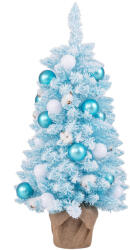 Timeless Tools Havas műfenyő gömbökkel 90cm kék (PRO86570321)