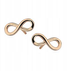 TOTU Aranyozott fülbevaló pr. 925 Infinity (Z0956G)