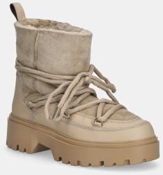 Tommy Hilfiger hócipő REAL SHEARLING LACEUP - bézs Női 38
