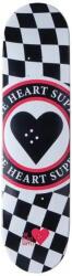 The Heart Supply Heart Supply Insignia Check Gördeszka Lap - 8" - Fekete 8" fehér|fekete|vörös