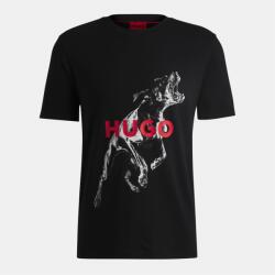 Hugo Тениска Hugo Animal Oversized Fit T-Shirt - Black 002