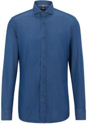 HUGO BOSS Men's T Hays Spread C1 Plain Long-Sleeve Shirt - Open Blue