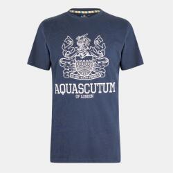 AQUASCUTUM Тениска AQUASCUTUM Men's T-Shirt - Navy/White