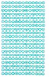 Dalprint Öntapadós Gyöngyök 6MM 260DB Türkiz Craft GRPE-036 (GRPE-036)