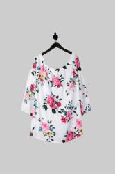 GUESS Ruha , Vállatlan Ruha Virágokkal (XL) (594629)