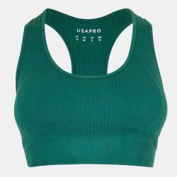 USA Pro UP Seamless Crop Sports Bra - Forest Green - sportihobi - 64,52 лв