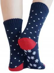 Marilyn Meleg téli zokni Marilyn Abs B35 sötétkék csúszásgátló csillagok (5905168033622)