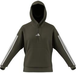 Adidas Суичър Adidas Essentials 3-Stripes Fleece Hoodie - Olive
