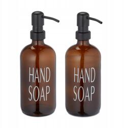 Relaxdays Kézi szappanadagoló álló 2 db Relaxdays 500 ml (10046068)