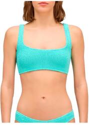 SUNDEK Bra in embossed fabric bikini top - Blue (Blue Java)