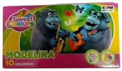 Koma-Plast Modelina 10 Szín Édes Színek Koma (0080043)