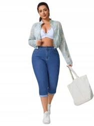 Emery Rose Női Farmer Plus Size Csőnadrág 3 4 Kék 48 1HI