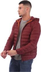 AQUASCUTUM Яке AQUASCUTUM Men's Hooded Hip Length Long Sleeve Medium Puffer Jacket - Bordeaux