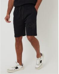 Threadbare Поларени къси панталони Threadbare Men's Fleece Jogger Shorts - Black