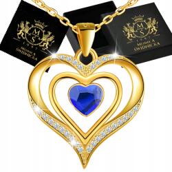 Mennica Świdnicka Nyaklánc Arany Ezüst 925 Szív medál medállal Ajándék Anyának