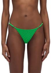 SUNDEK Keer briefs with adjustable side ties and rhinestones bikini bottom - Green (Guava)